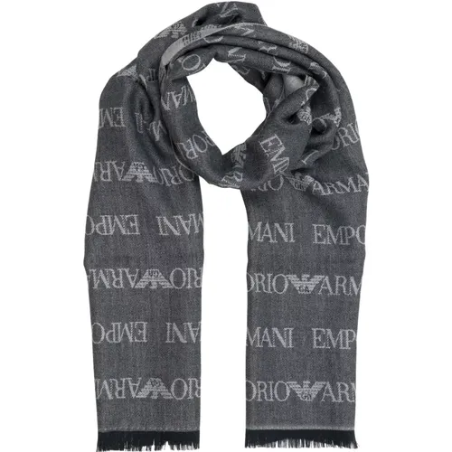 Scarf , male, Sizes: ONE SIZE - Emporio Armani - Modalova