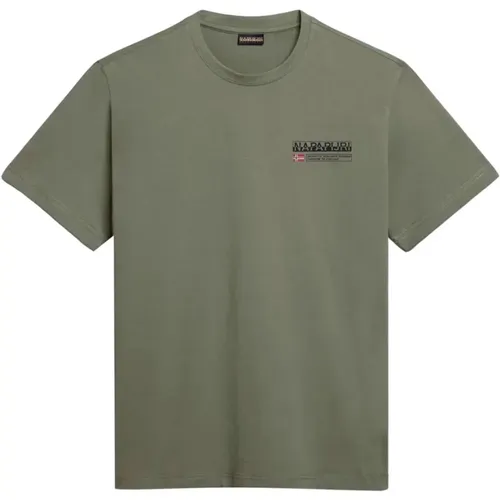 Np0A4Hqqgae1 Short Sleeve T-Shirt , male, Sizes: XL, L, M, S - Napapijri - Modalova