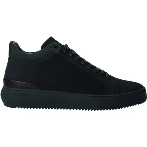 Navy Sneaker Mid Clean Design - Blackstone - Modalova