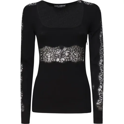 Sweaters , female, Sizes: M, XS - Dolce & Gabbana - Modalova