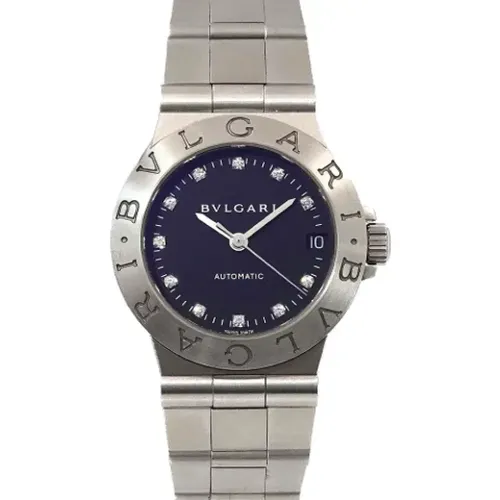 Pre-owned Stainless Steel watches , female, Sizes: ONE SIZE - Bvlgari Vintage - Modalova