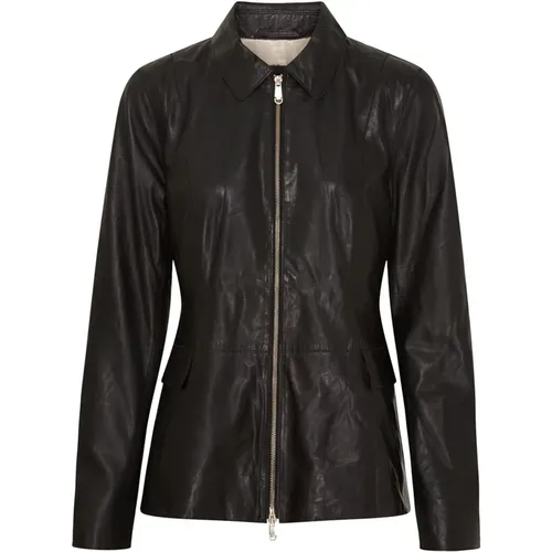 Soft Jacket Skind - Cool Biker Jacket with Long Sleeves and Pockets , female, Sizes: L, S, XL, 3XL, 2XL, M - Btfcph - Modalova