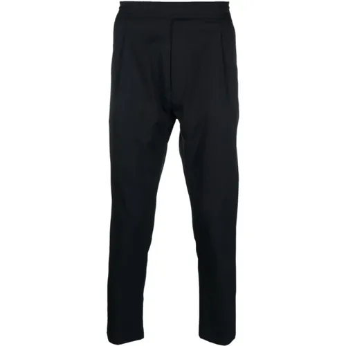 Tokyo Elastic Work Cropped Trousers , male, Sizes: XL, 3XL, 2XL, S - Low Brand - Modalova