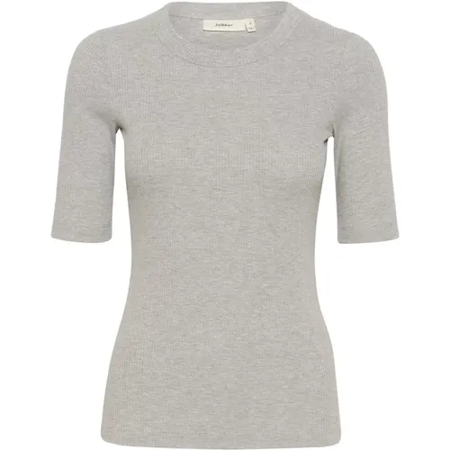 Melange T-Shirt Top ¾ Ärmel Granit - InWear - Modalova