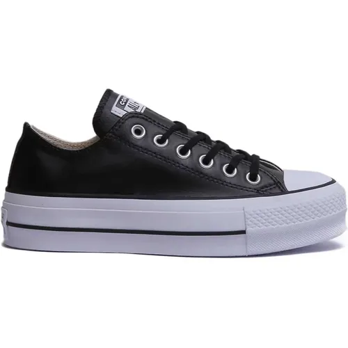 Classic Leather Platform Sneaker Women , female, Sizes: 4 UK, 6 1/2 UK, 3 UK, 6 UK, 3 1/2 UK, 5 UK, 4 1/2 UK, 8 UK, 7 UK - Converse - Modalova