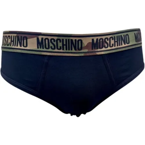 Men`s Cotton Underpants, Stylish and Comfortable , male, Sizes: XL - Moschino - Modalova