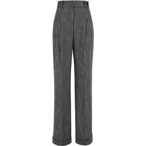 Grey Trousers Pants , female, Sizes: M, S, XS - alberta ferretti - Modalova