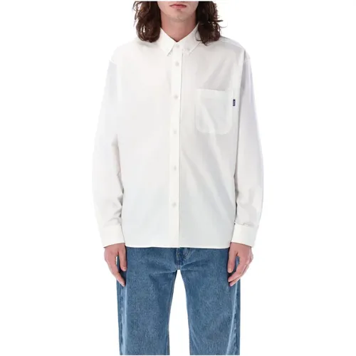 Embroidered Oxford Shirt , male, Sizes: XL, M, S, L - Awake NY - Modalova