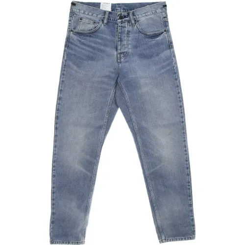 Blaue Leichte Gebrauchte Waschung Jeans , Herren, Größe: W32 - Carhartt WIP - Modalova