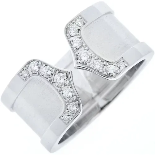 Pre-owned White Gold rings , female, Sizes: ONE SIZE - Cartier Vintage - Modalova