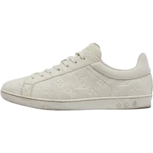 Pre-owned Leather sneakers , male, Sizes: 7 1/2 UK - Louis Vuitton Vintage - Modalova