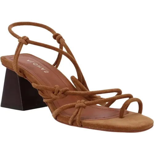 Goldene Sandale , Damen, Größe: 42 EU - ALOHAS - Modalova