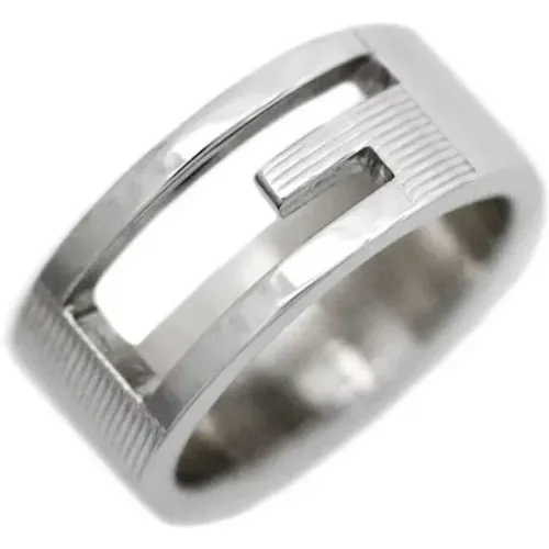 Pre-owned Silver rings , female, Sizes: ONE SIZE - Gucci Vintage - Modalova