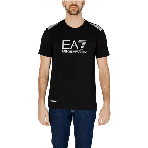 Herren 3Dpt29 Pjulz T-Shirt , Herren, Größe: M - Emporio Armani EA7 - Modalova