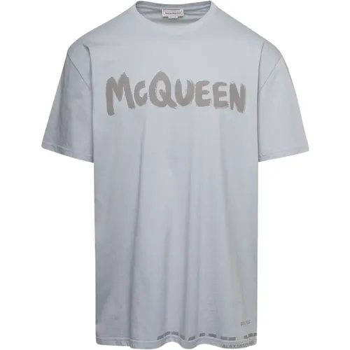 T-shirts and Polos , male, Sizes: L - alexander mcqueen - Modalova