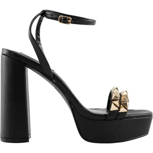 Lockett /Gold Nero Heeled Shoes , female, Sizes: 5 UK, 5 1/2 UK - Steve Madden - Modalova