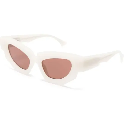 Weiße Sonnenbrille für den täglichen Gebrauch - Kuboraum - Modalova