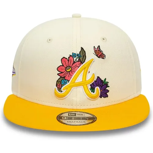 Beige MLB Floral 9Fifty Kappe - new era - Modalova