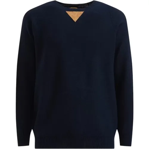 Blauer Geo Classic Pullover , Herren, Größe: 2XL - Alviero Martini 1a Classe - Modalova