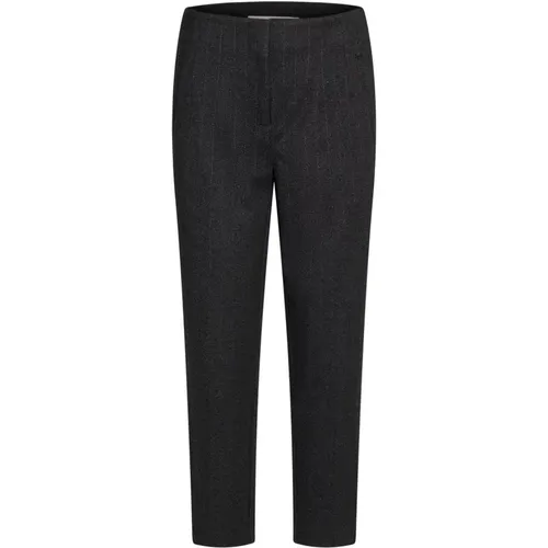 Elegant High-Waisted Trousers , female, Sizes: XL, L, M, S - RUE de Femme - Modalova