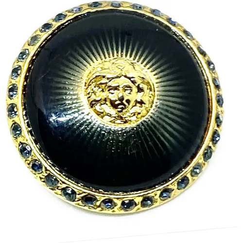 Medusa Head Shank Button , female, Sizes: ONE SIZE - Versace Pre-owned - Modalova