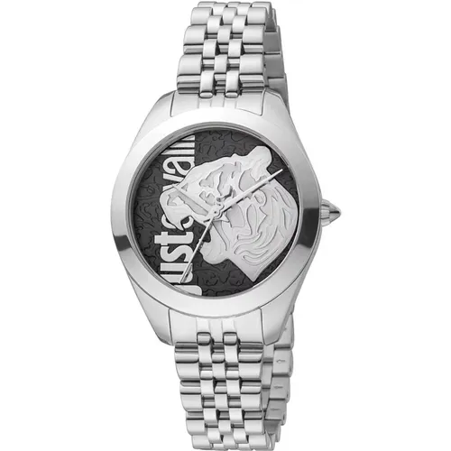 Silberne Damenmode Uhr Just Cavalli - Just Cavalli - Modalova