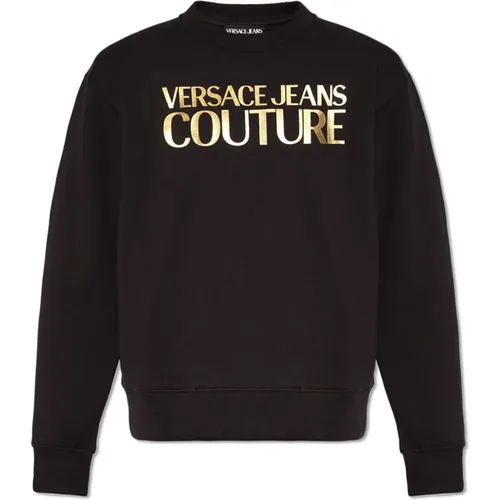Sweatshirt mit Logo , Herren, Größe: 2XL - Versace Jeans Couture - Modalova
