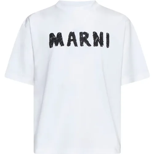 Stilvolle T-Shirts und Polos , Herren, Größe: L - Marni - Modalova