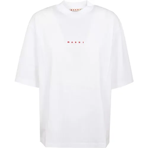 Cotton T-Shirt Lily L1W01 , female, Sizes: XS, 2XS - Marni - Modalova