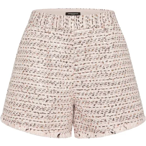 Kristallrosa Paillettenbesatz Shorts - Bruuns Bazaar - Modalova