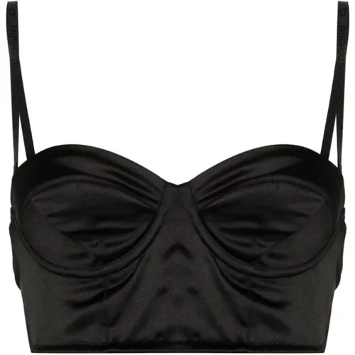 Satin Bustier Underwire Cup , female, Sizes: L, M, XS, S - Blugirl - Modalova