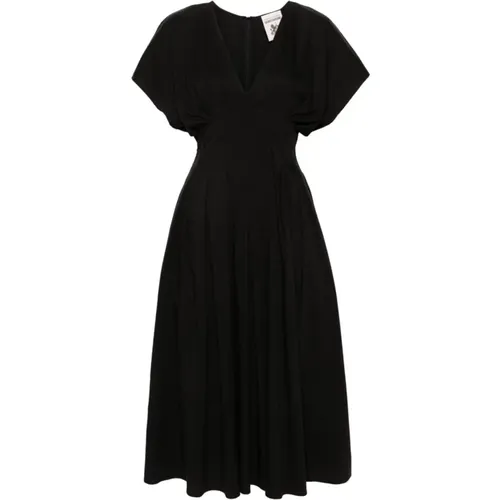 Schwarzes Kleid Edda , Damen, Größe: S - Semicouture - Modalova