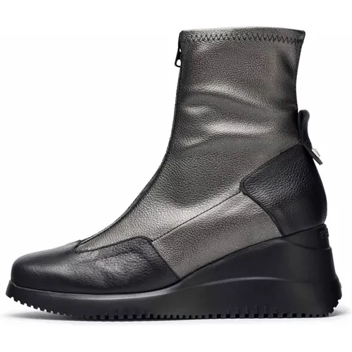 Stiefel India Grau, Farbe: Schwarz , Damen, Größe: 41 EU - Wonders - Modalova