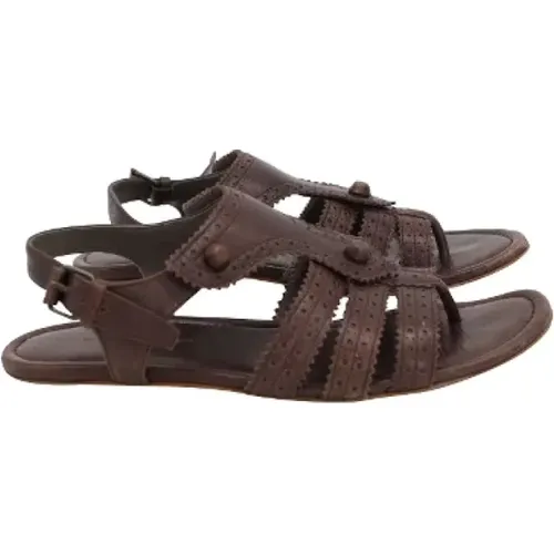 Pre-owned Leather sandals , female, Sizes: 6 UK - Balenciaga Vintage - Modalova