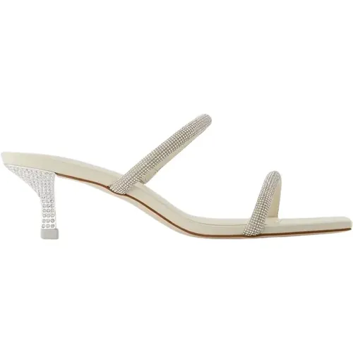 Nami Sandals - Cream - Strass , female, Sizes: 5 UK, 4 UK - Cult Gaia - Modalova