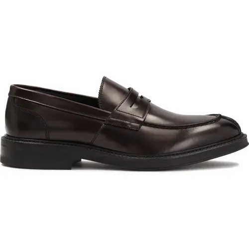 Slip-on burgund Loafer , Herren, Größe: 42 EU - Kazar - Modalova