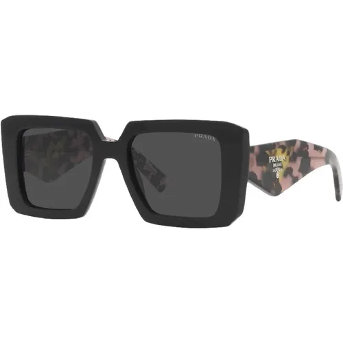 Square Sunglasses with Gray Lenses , female, Sizes: 51 MM - Prada - Modalova