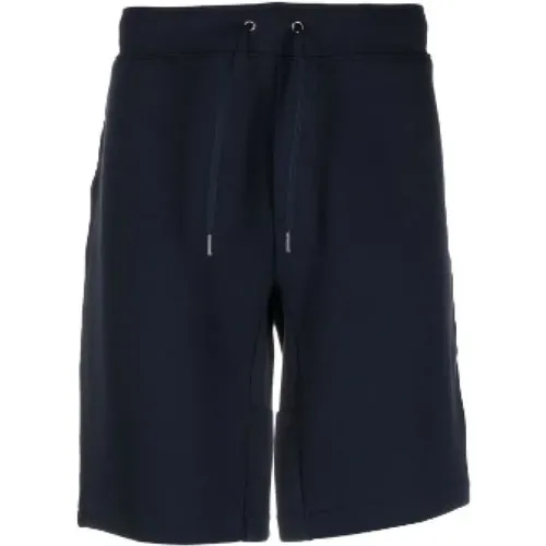 Navy Cotton Bermuda Shorts with Iconic Pony Embroidery , male, Sizes: XL, XS - Ralph Lauren - Modalova
