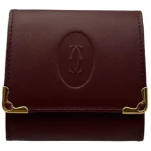 Pre-owned Leather wallets , female, Sizes: ONE SIZE - Cartier Vintage - Modalova