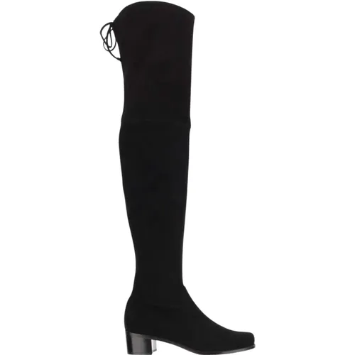 Schwarze Overknee-Stiefel - Stuart Weitzman - Modalova