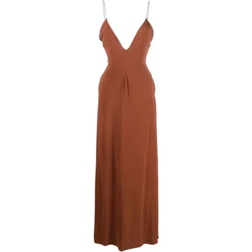 Elegant Long Sleeve Party Dress , female, Sizes: 2XS - Federica Tosi - Modalova