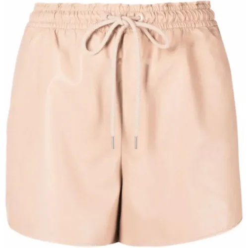 Ethik-Leder-Shorts , Damen, Größe: XS - Stella Mccartney - Modalova