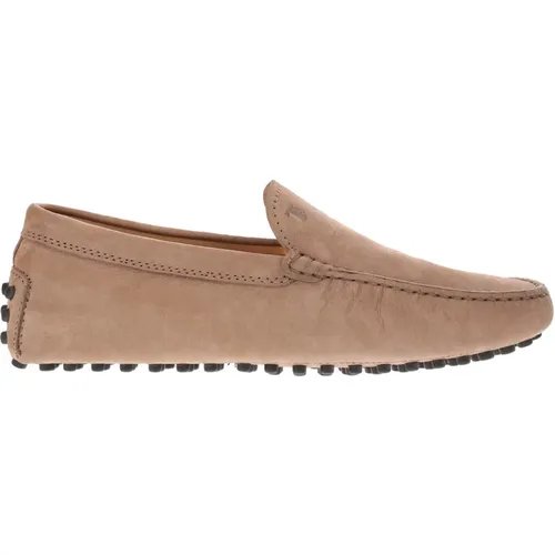 Graue Loafers - Regular Fit - Geeignet für alle Temperaturen - 100% Leder - TOD'S - Modalova