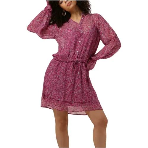 Karen Kleid Fuchsia Mini Kleid , Damen, Größe: S - Goosecraft - Modalova