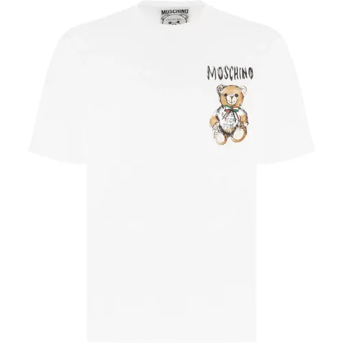 T-Shirts , male, Sizes: M, S - Moschino - Modalova