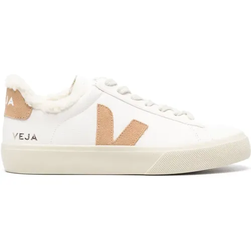 Sneakers Pebbled Texture Lace-Up , female, Sizes: 7 UK, 4 UK - Veja - Modalova