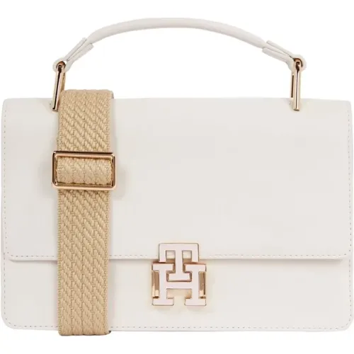 Pushlock crossover bag , female, Sizes: ONE SIZE - Tommy Hilfiger - Modalova