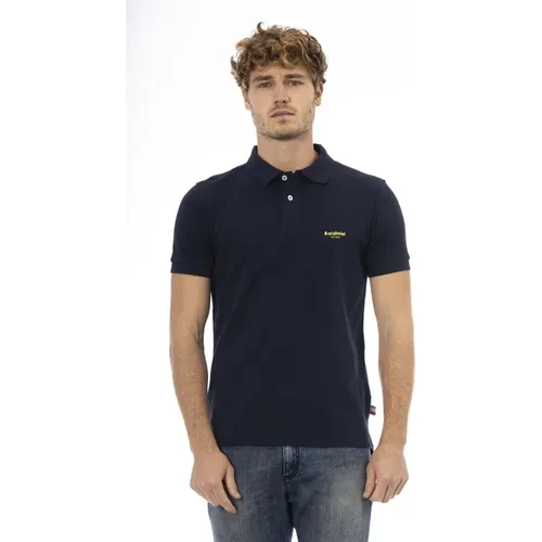 Trendiges Polo-Shirt mit Frontstickerei , Herren, Größe: M - Baldinini - Modalova