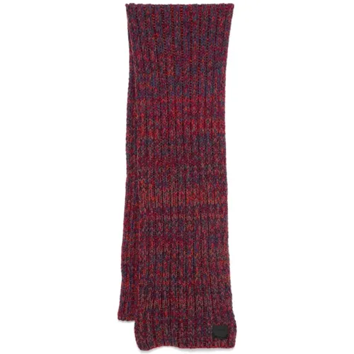 Chunky Ribbed Knit Multicolour Scarf , male, Sizes: ONE SIZE - Paul Smith - Modalova