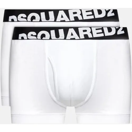 Weiße Boxershorts , Herren, Größe: L - Dsquared2 - Modalova